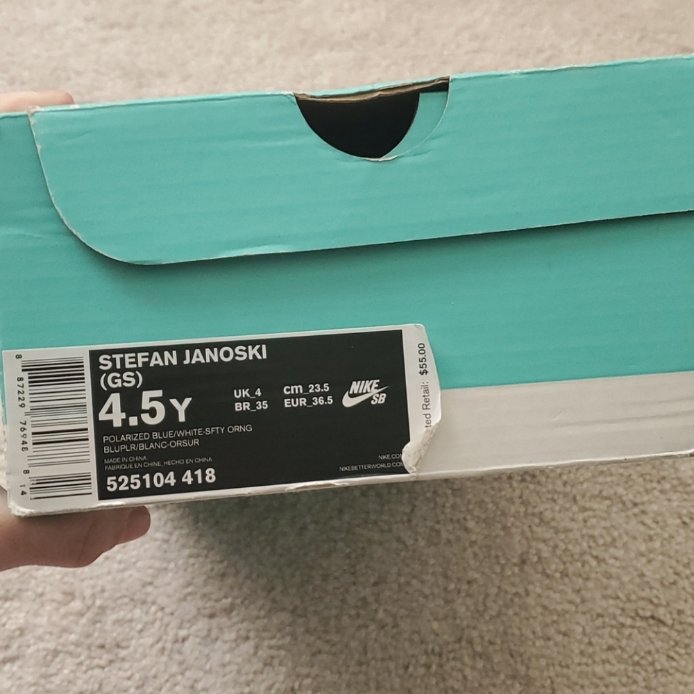 Nike SB Stefan Janoski Polarized Blue/White 4.5Y